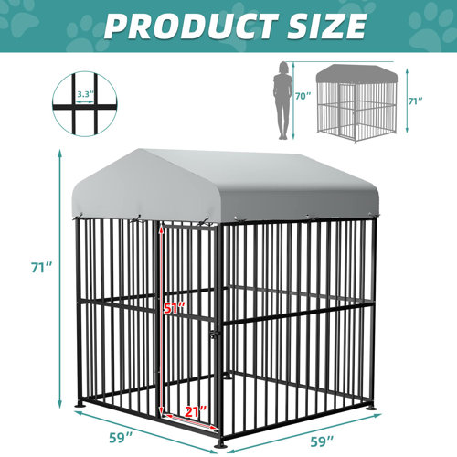 Meetwarm Large Outdoor Dog Pen & Reviews Wayfair